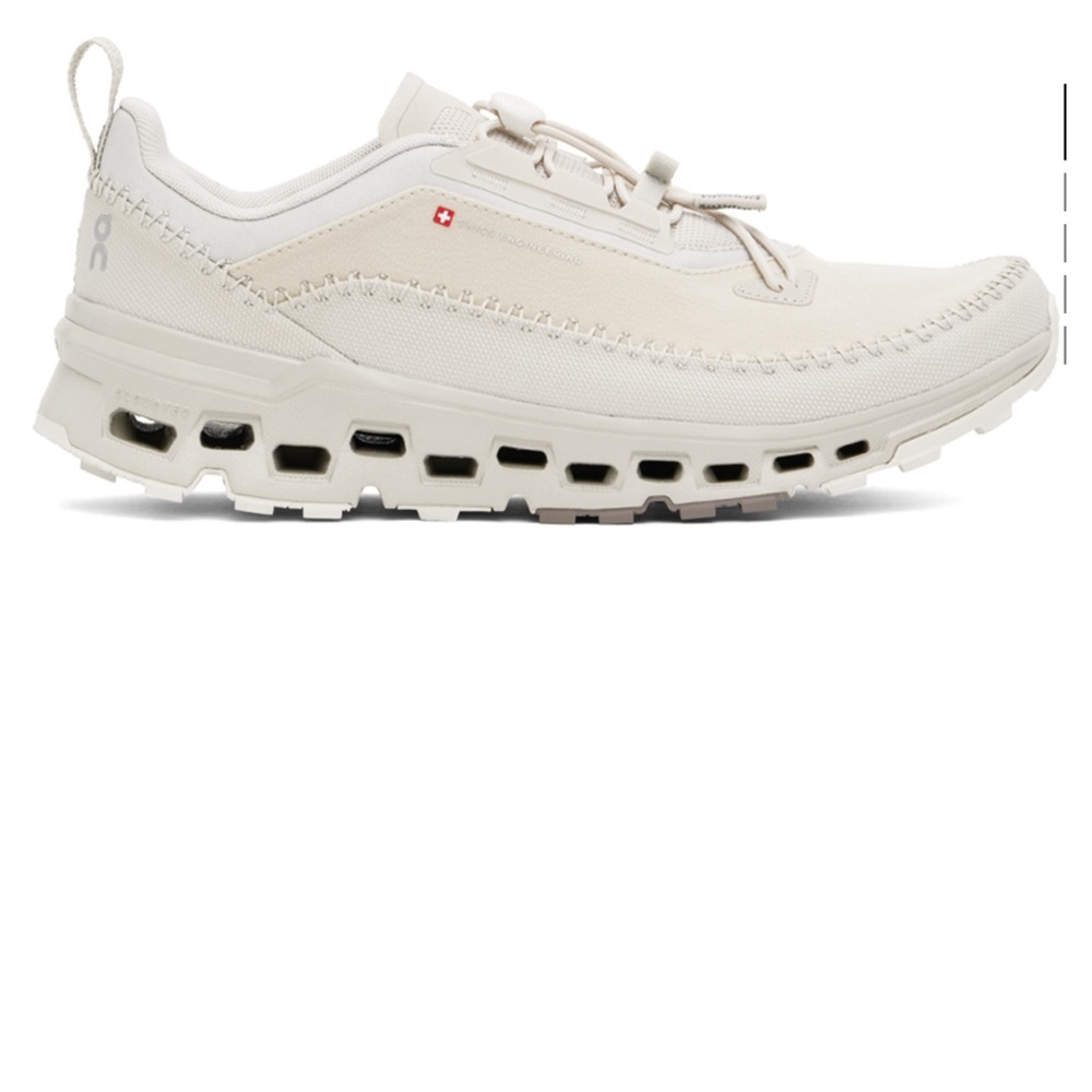 On Running Men's Cream/Off-White Performance Sneakers - Picture 2 of 8